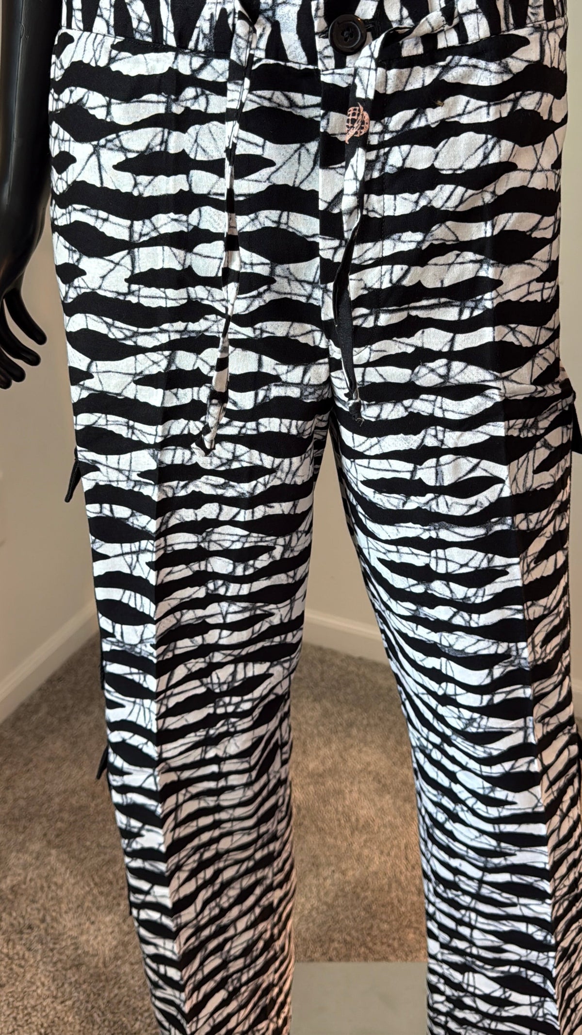 Monochrome Cargo Pants