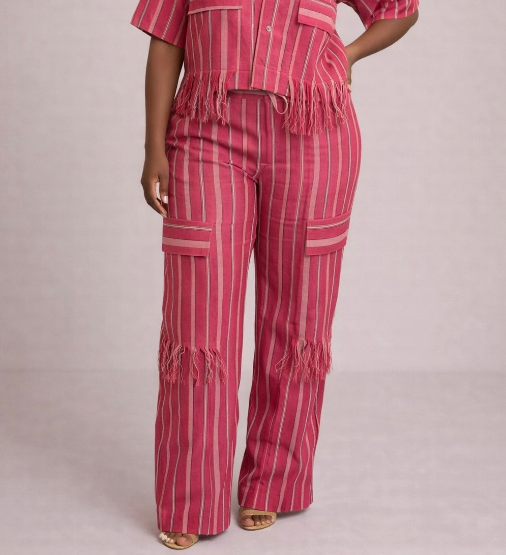 Asooke Cargo Pant- Pink image 0