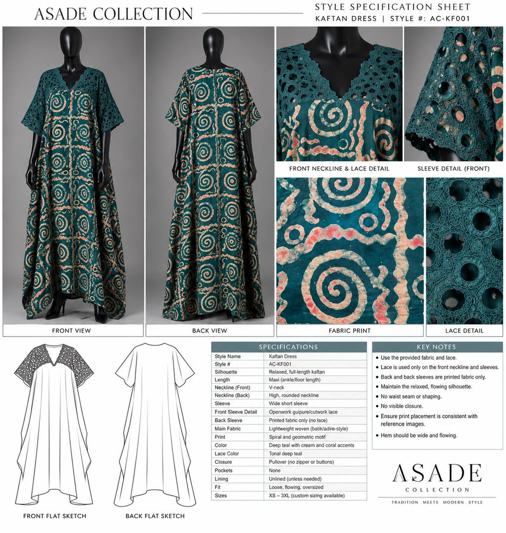 Adé Lace Maxi Dress