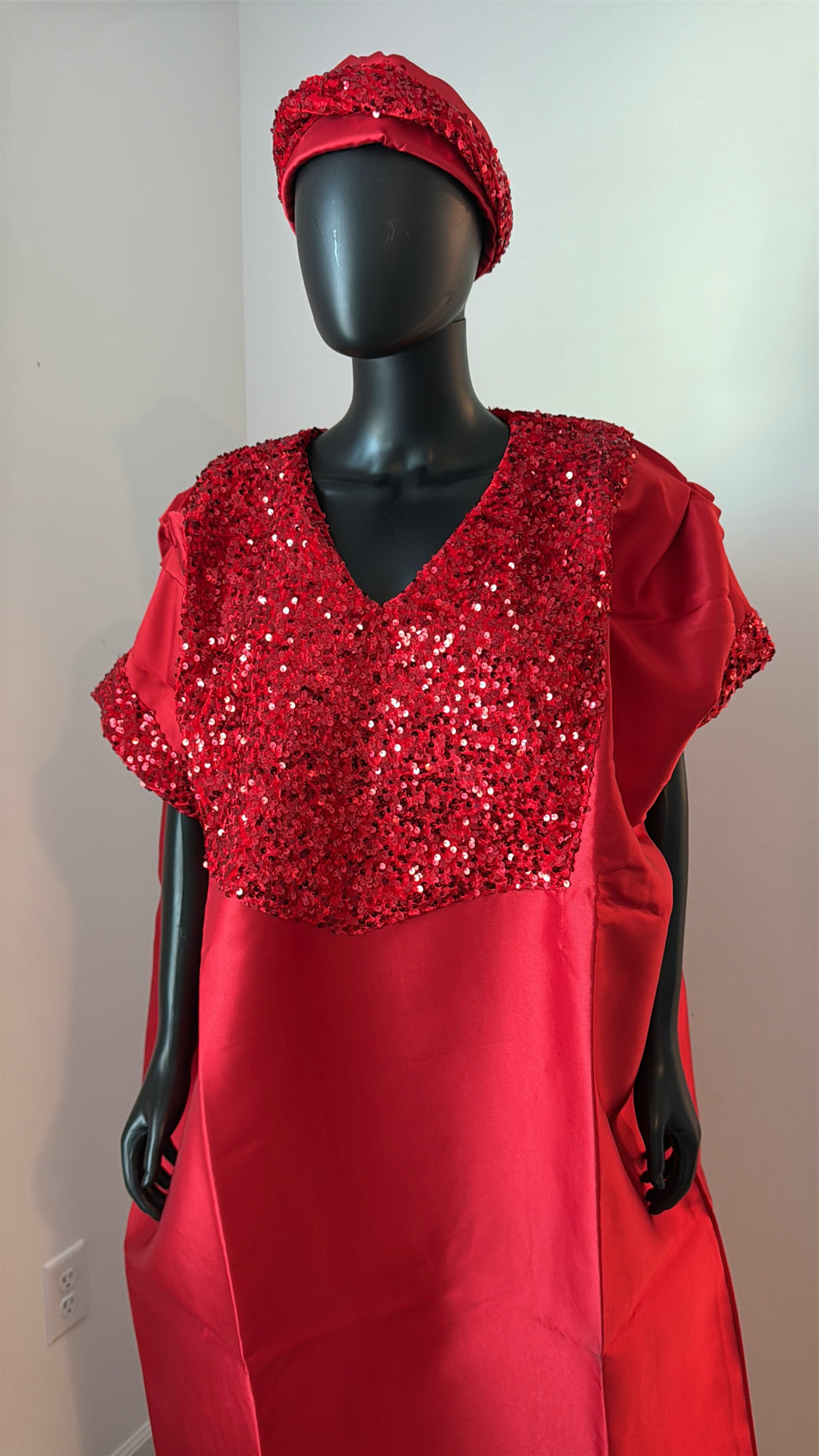 Adéolá Sequin Boubou Dress