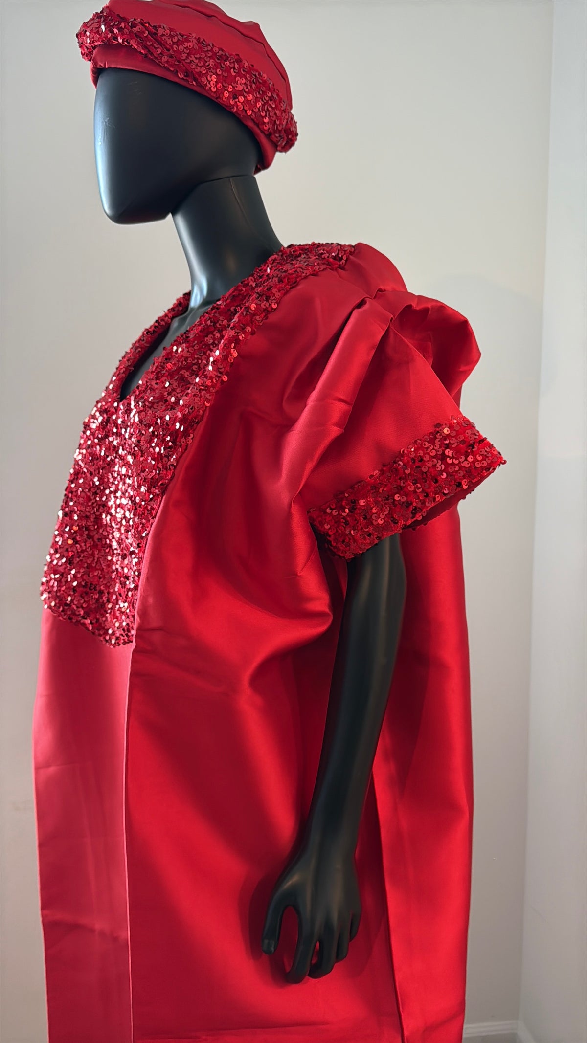 Adéolá Sequin Boubou Dress