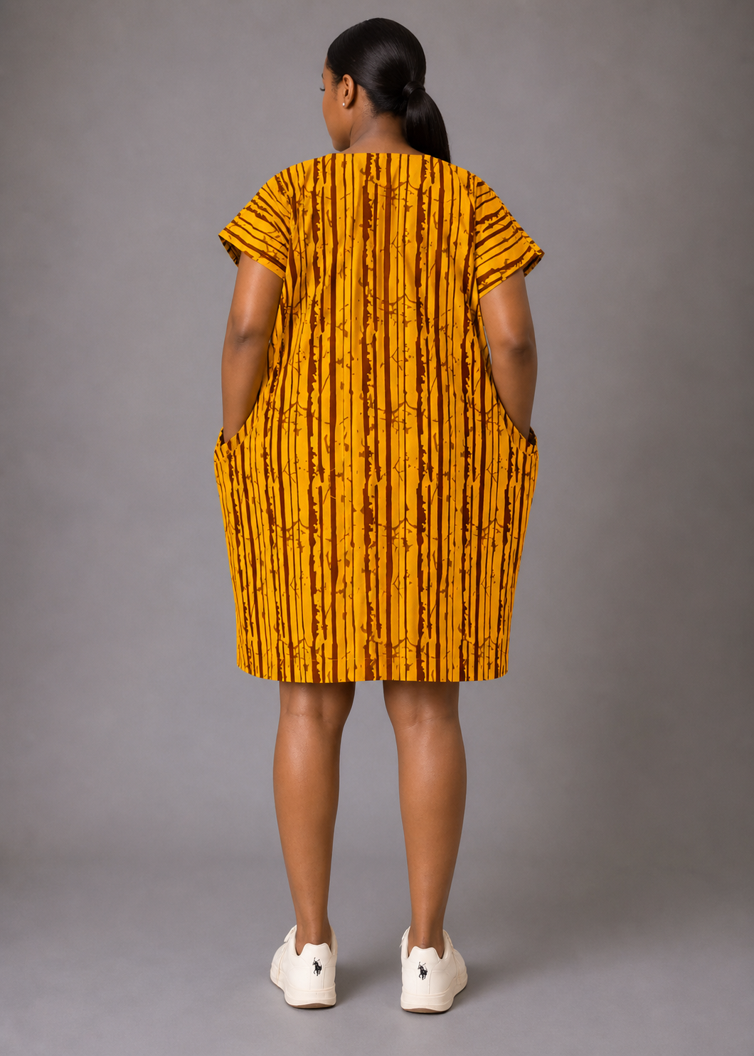 Golden Shift dress