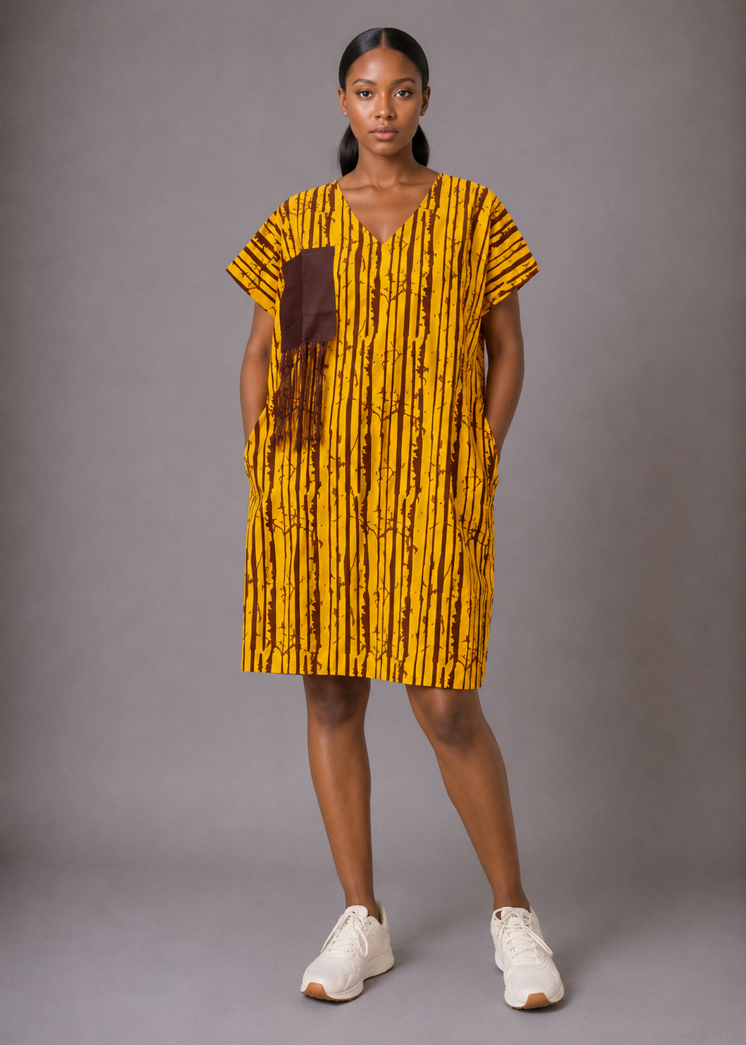 Golden Shift dress