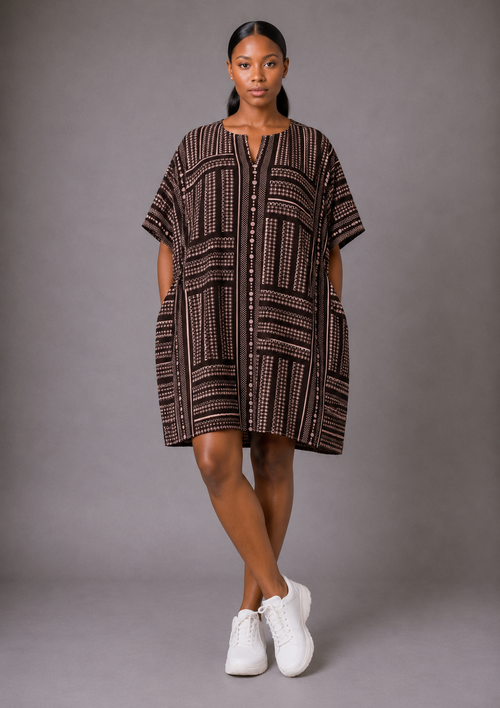 Adire Luxe Oversized Dress