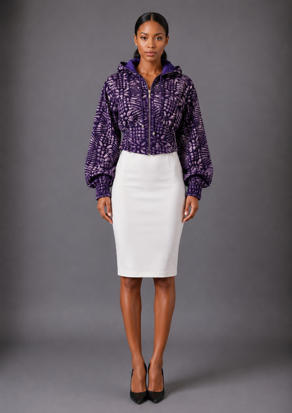Zuri Hooded Corset Jacket