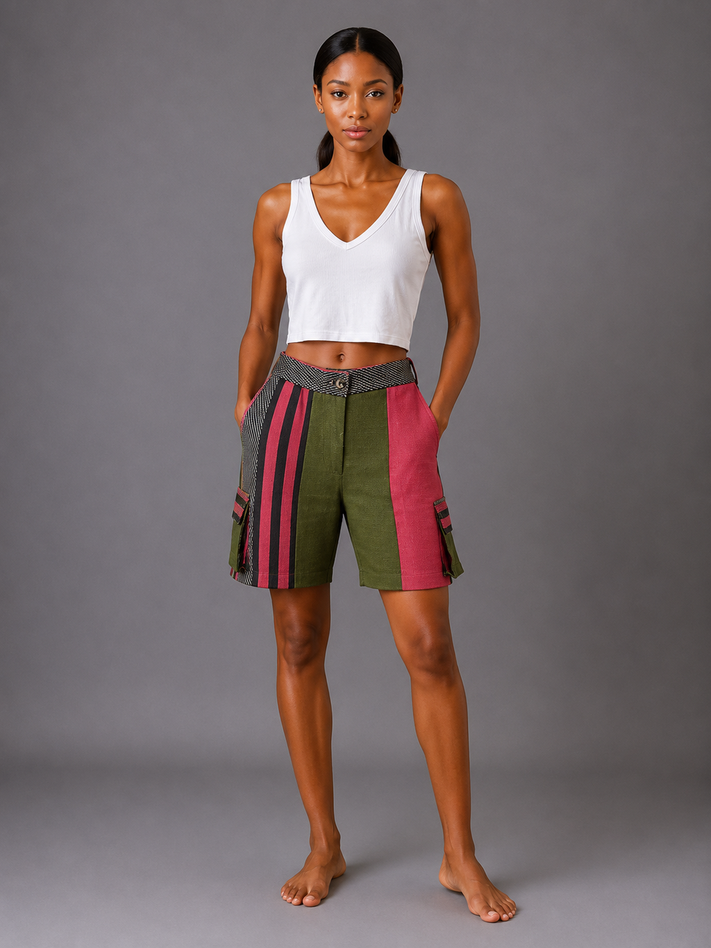 Ayọ̀ Utility Shorts