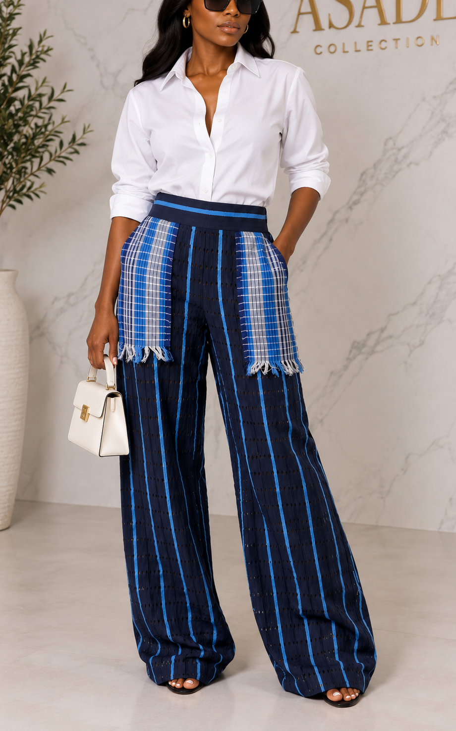 JAWU ASOOKE STRIPE PANT